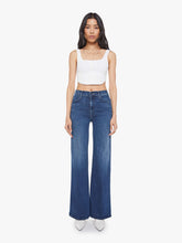 Women THE HUSTLER ROLLER SNEAK HEIRLOOM | Mother Denim Dark Blue