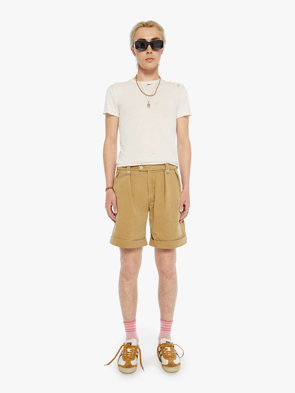 Men The Head Honcho Short | Mother Denim Khaki