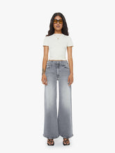 Women PETITES The Lil Hustler Roller Skimp | Mother Denim Grey (Open)
