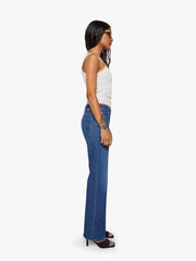 Women PETITES The Lil Kick It | Mother Denim Blue (Navy)