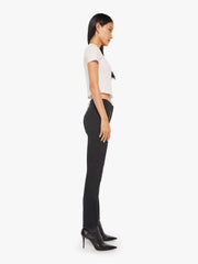 Women The Mid Rise Dazzler Ankle | Mother Denim Black