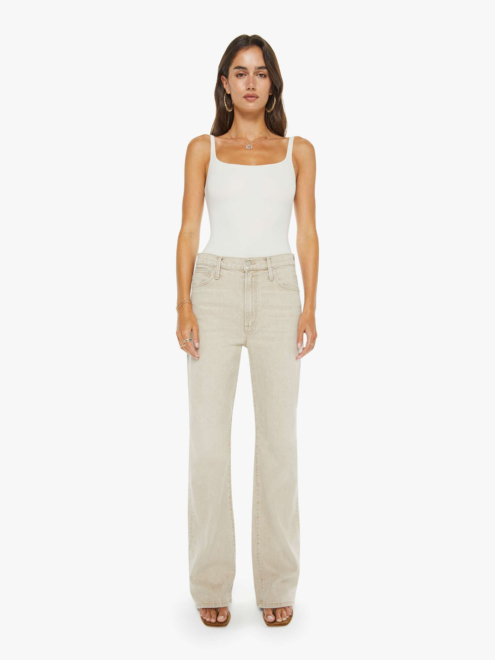 Women The Dodger Sneak | Mother Denim Caramel