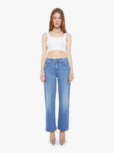 Women The Mid Rise Rambler Zip Ankle | Mother Denim Blue (Medium)