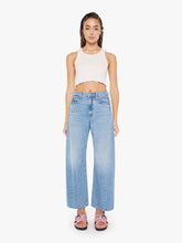 Women THE HALF-PIPE FLOOD MATERIAL GIRL | Mother Denim Blue (Light-Pastel)