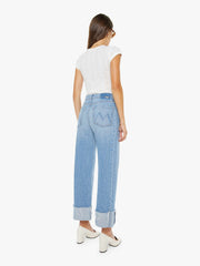 Women The Half-Pipe Ankle Cuff Fray | Mother Denim Blue (Medium)