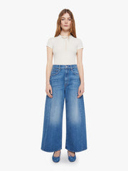 Women The Pipe-Dream Zip Ankle | Mother Denim Blue (Medium)