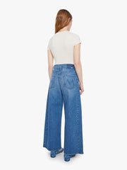 Women The Pipe-Dream Zip Ankle | Mother Denim Blue (Medium)