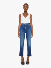 Women The Hustler Ankle | Mother Denim Blue (Navy)
