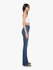 Women High Waisted Runaway | Mother Denim Blue (Navy)