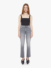Women The Hustler Ankle | Mother Denim Grey