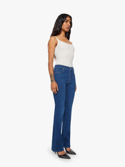 Women PETITES The Lil Runaway | Mother Denim Blue (Navy)
