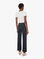 Women The Mid Rise Zip Rambler Ankle | Mother Denim Black