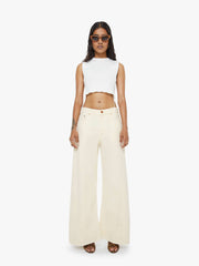 Women PETITES The Lil Lemon Twist Sneak | Mother Denim Natural