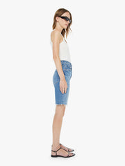 Women High Waisted Rider Bermuda Short Fray | Mother Denim Float My Boat