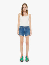 Women The Dodger Short Short Fray | Mother Denim Green Thumb