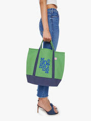 Women The Canvas Tote Bag | Mother Denim KELLY GREEN