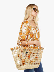 Women La Prestic Ouiston Voleuse Pouch | Mother Denim FLOWER POWER