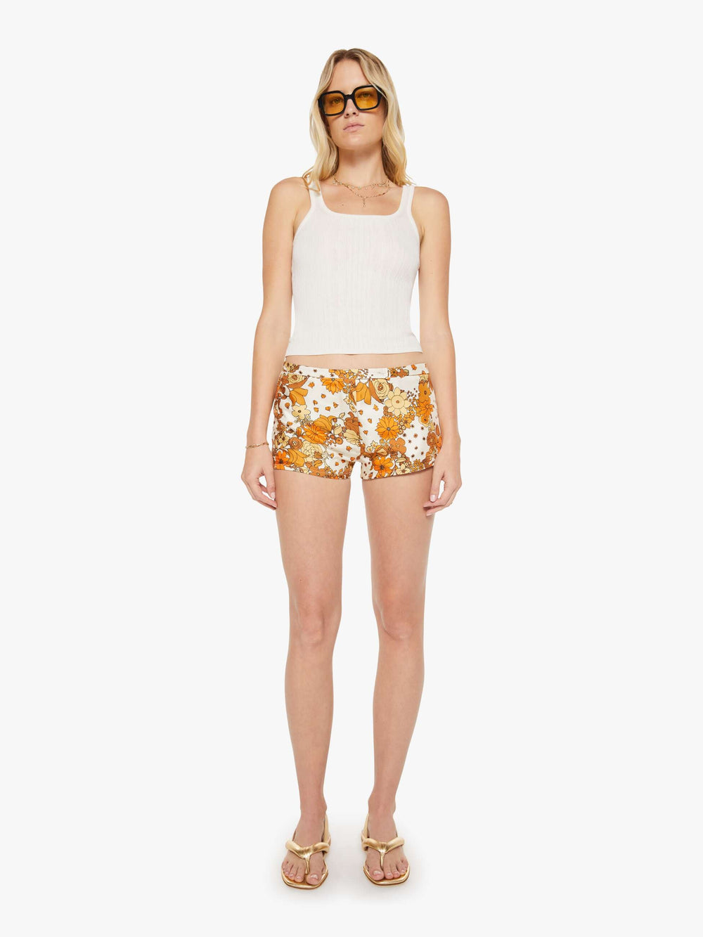 Brands La Prestic Ouiston Boop Shorts | Mother Denim FLOWER POWER