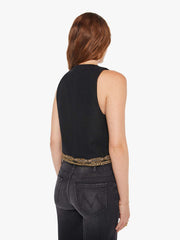 Brands Maria Cher Selena Vest | Mother Denim Black