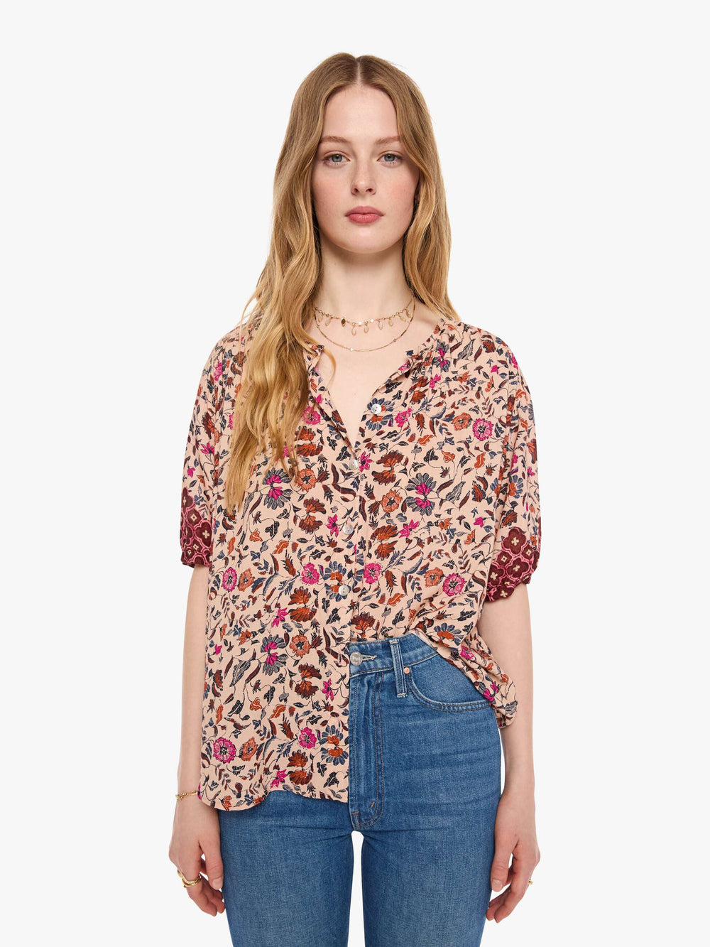 Brands Natalie Martin Violet Top | Mother Denim WILDFLOWER SPICE