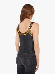 Brands Alix Of Bohemia Fiona Gilded Coin Top | Mother Denim Black