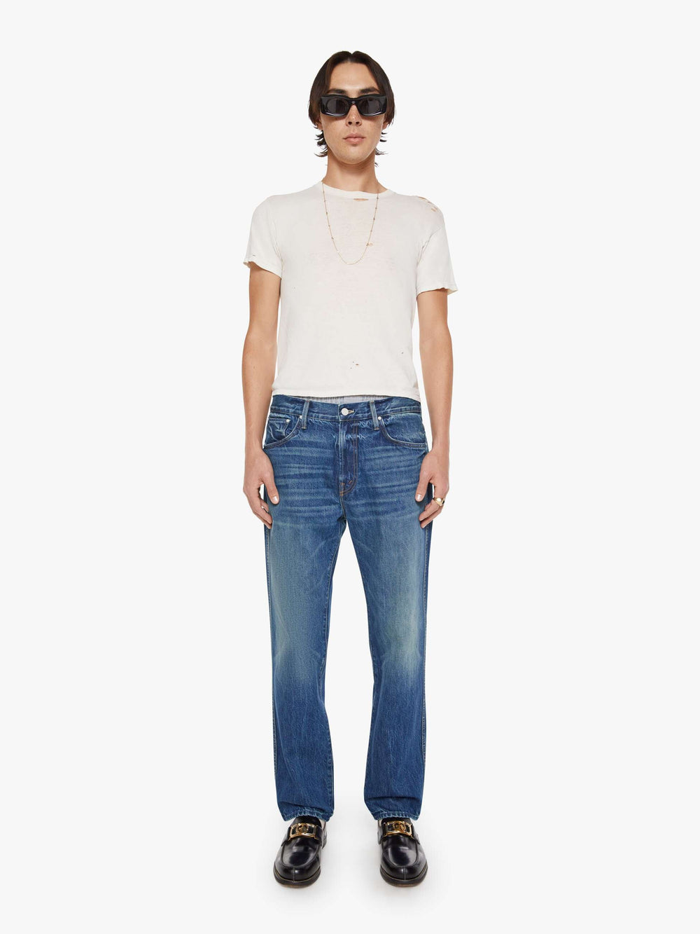 Men The Bronco | Mother Denim Blue (Medium)