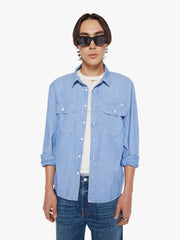 Men The Rounded Freeze | Mother Denim Blue (Medium)
