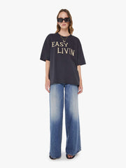 Men The Coops Tee | Mother Denim Black (Charcoal)