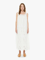 Women The Lullaby Maxi | Mother Denim White