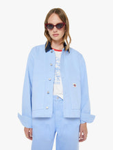 Women The Frontline Jacket | Mother Denim Blue (Light-Pastel)