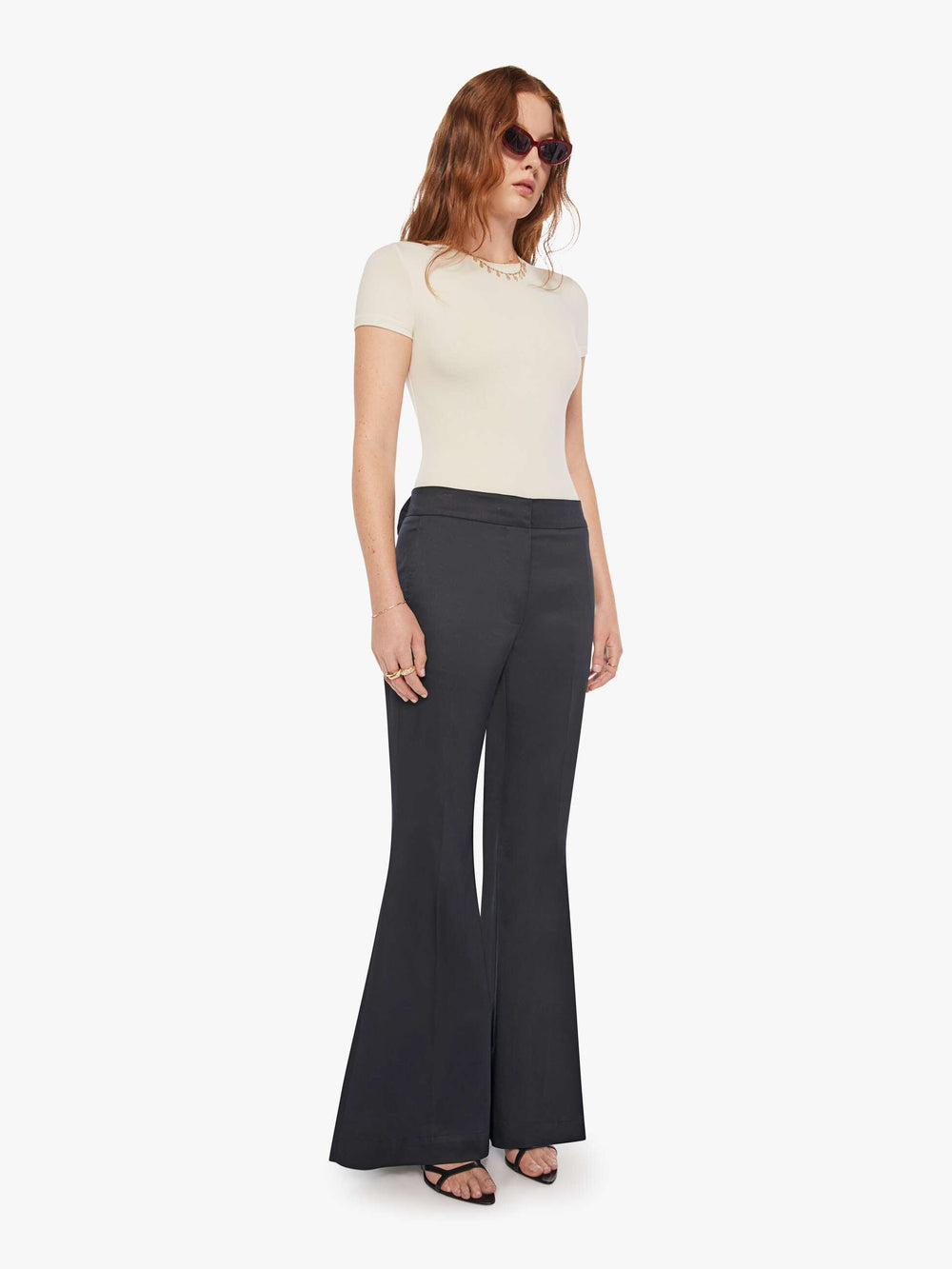 Women Maria Cher Sam Pants | Mother Denim DARK NAVY