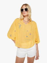 Women The Breeze Yoke Top | Mother Denim Golden Apricot