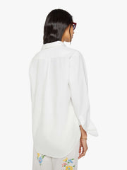 Women THE BESTIE OFFICE HOURS MERCI | Mother Denim White