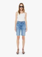 Women High Waisted Rider Bermuda Short Fray | Mother Denim Float My Boat