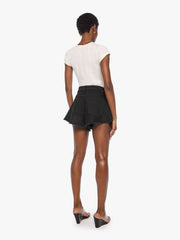Women The Flutter Short Fray | Mother Denim Black