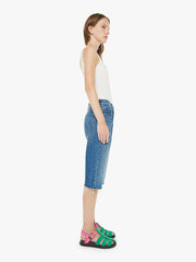 Women The Kick It Half N' Half Fray | Mother Denim Green Thumb