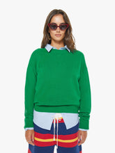 Women The Logo Jumper | Mother Denim Green