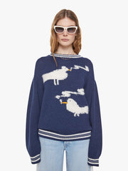 Women The Oversized Jumper | Mother Denim Blue (Navy)