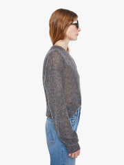 Women The Crop Cardigan | Mother Denim Grey