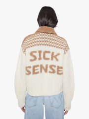 Women The Zip Raquette Cardigan | Mother Denim Fluff Back