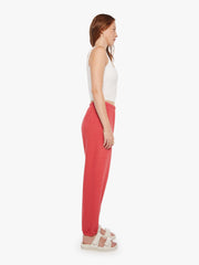 Women SPRWMN Heart Sweatpant | Mother Denim Red