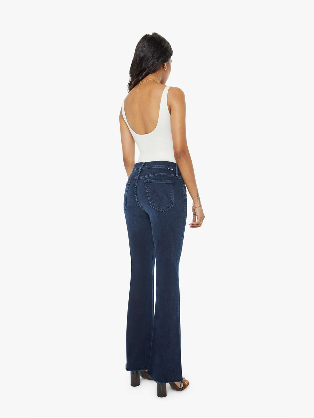 Women PETITES The Lil Weekender Fray | Mother Denim Blue (Medium)