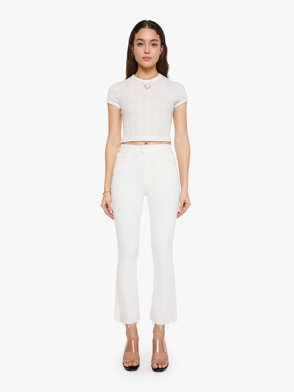 Women The Hustler Ankle Fray | Mother Denim FAIREST OF THEM ALL