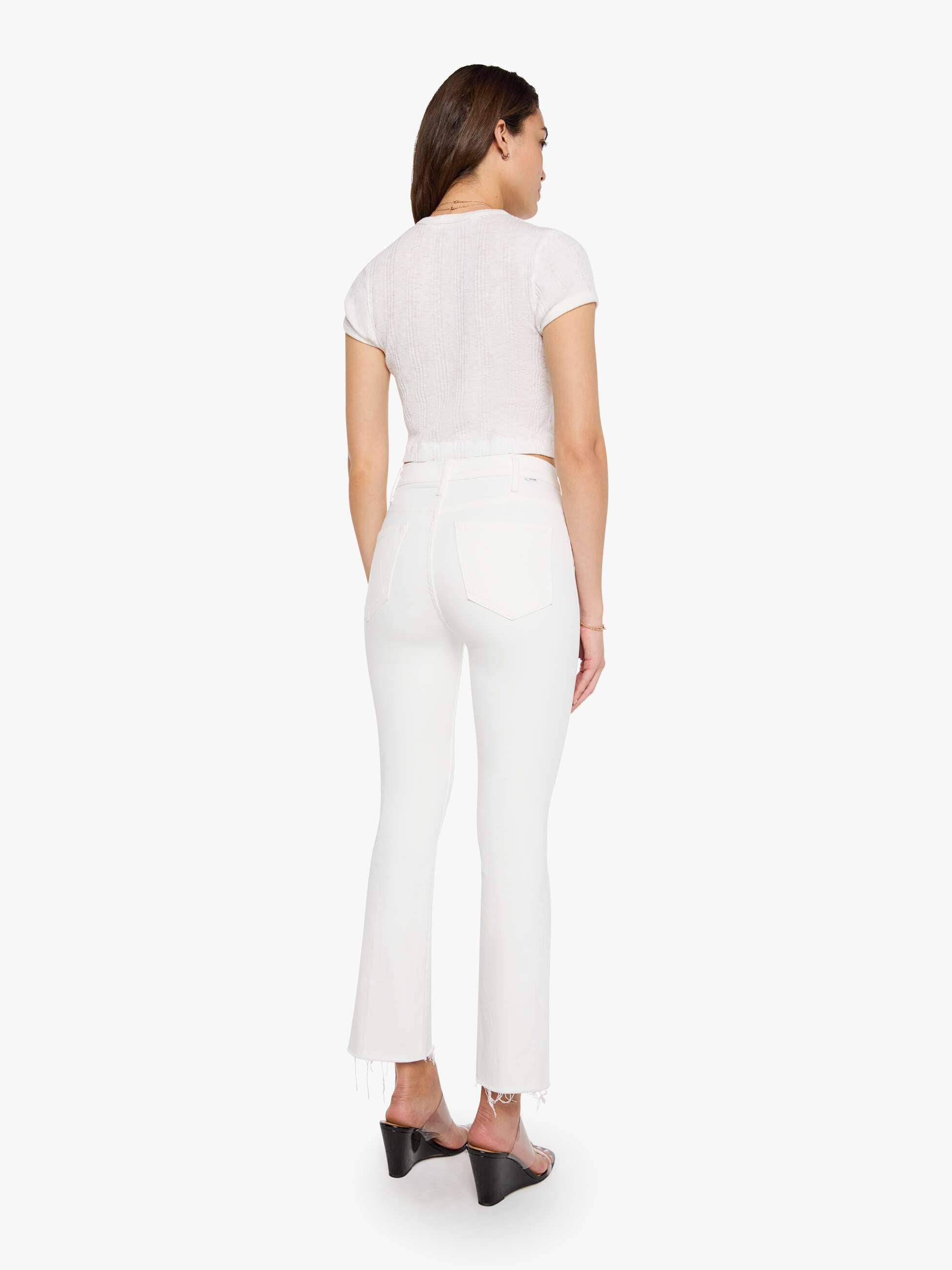 Women The Hustler Ankle Fray | Mother Denim FAIREST OF THEM ALL