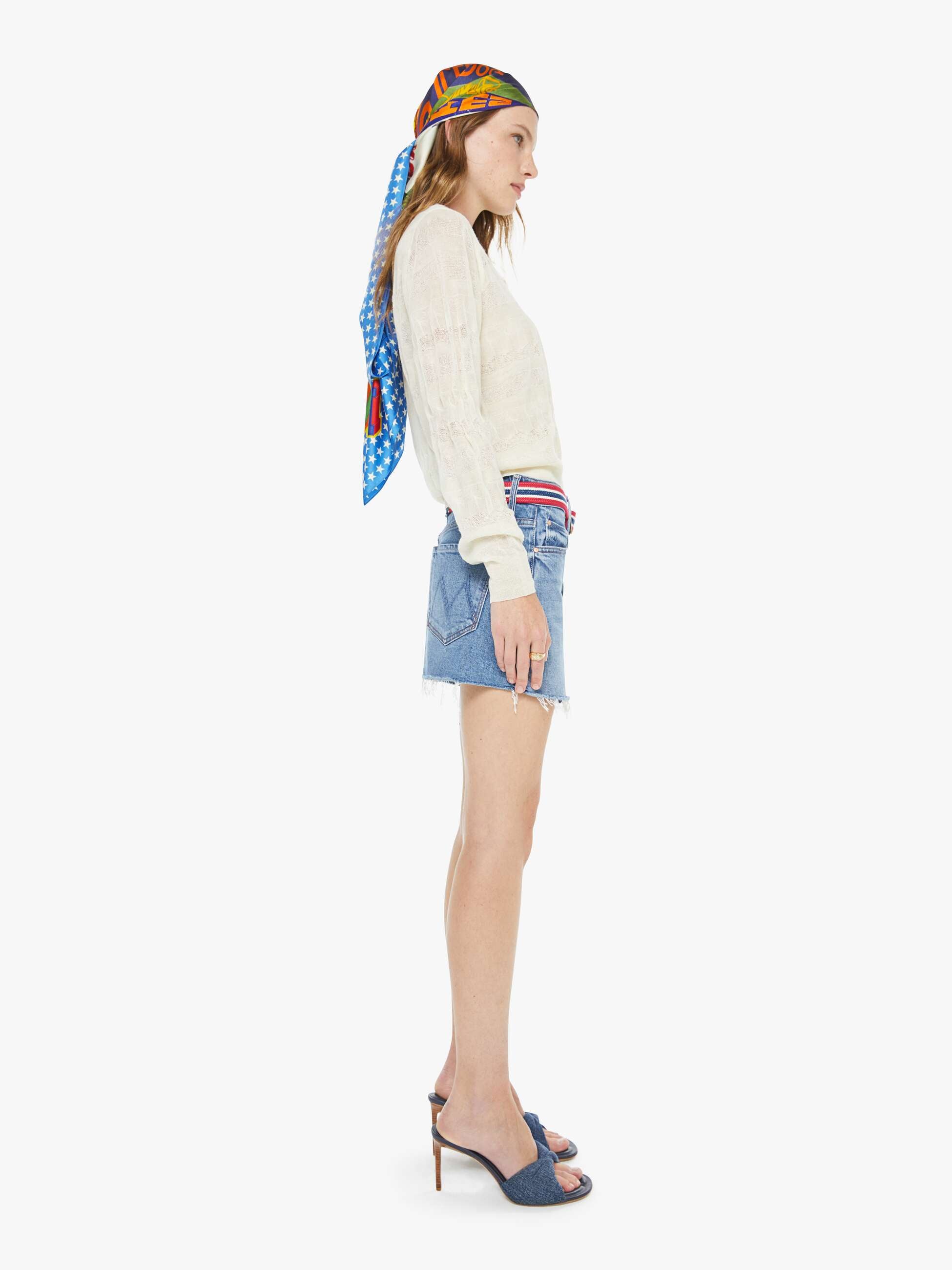 Women The Ditcher Mini Fray | Mother Denim Heads Or Tails