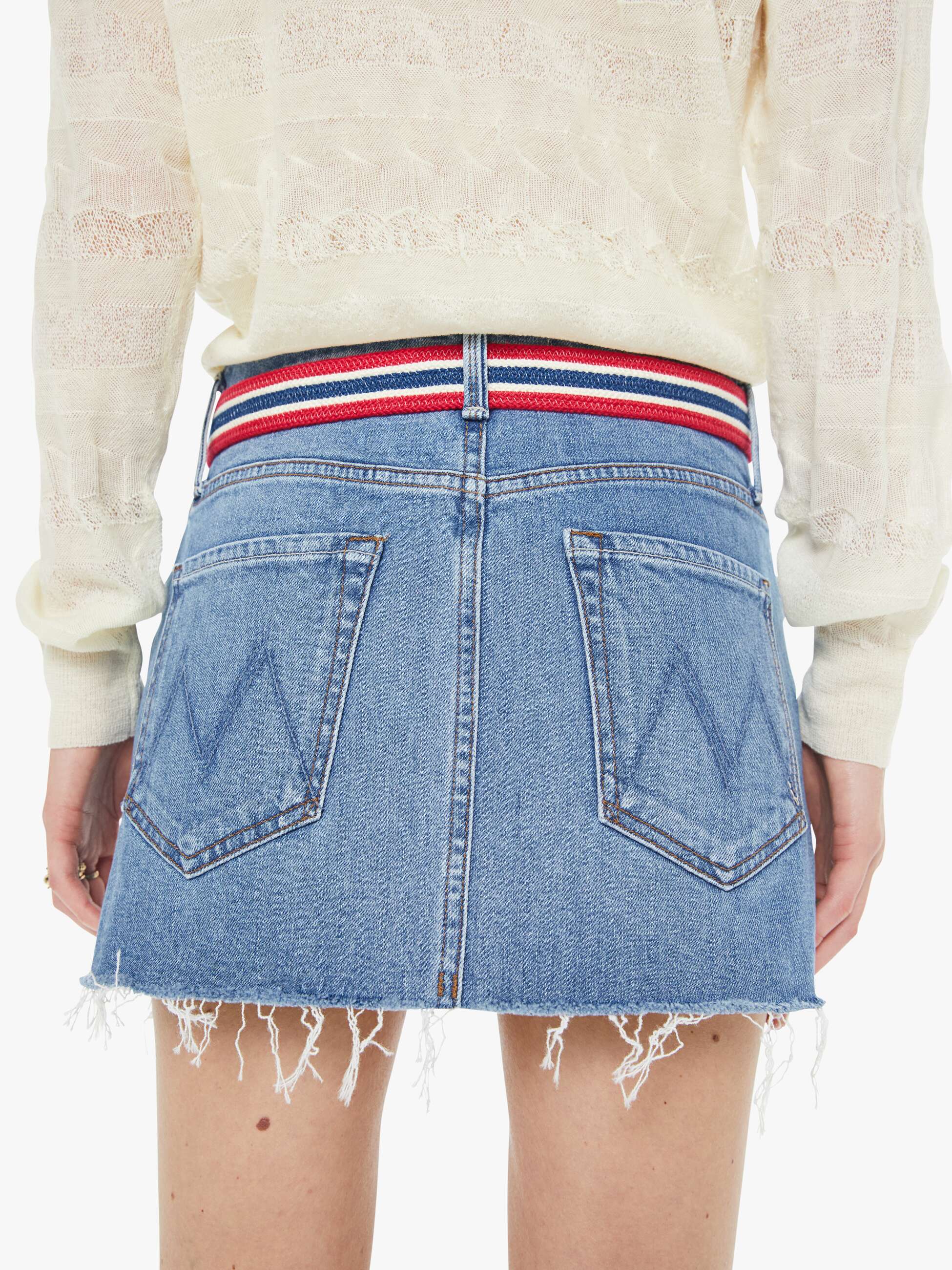 Women The Good Game | Mother Denim Navy