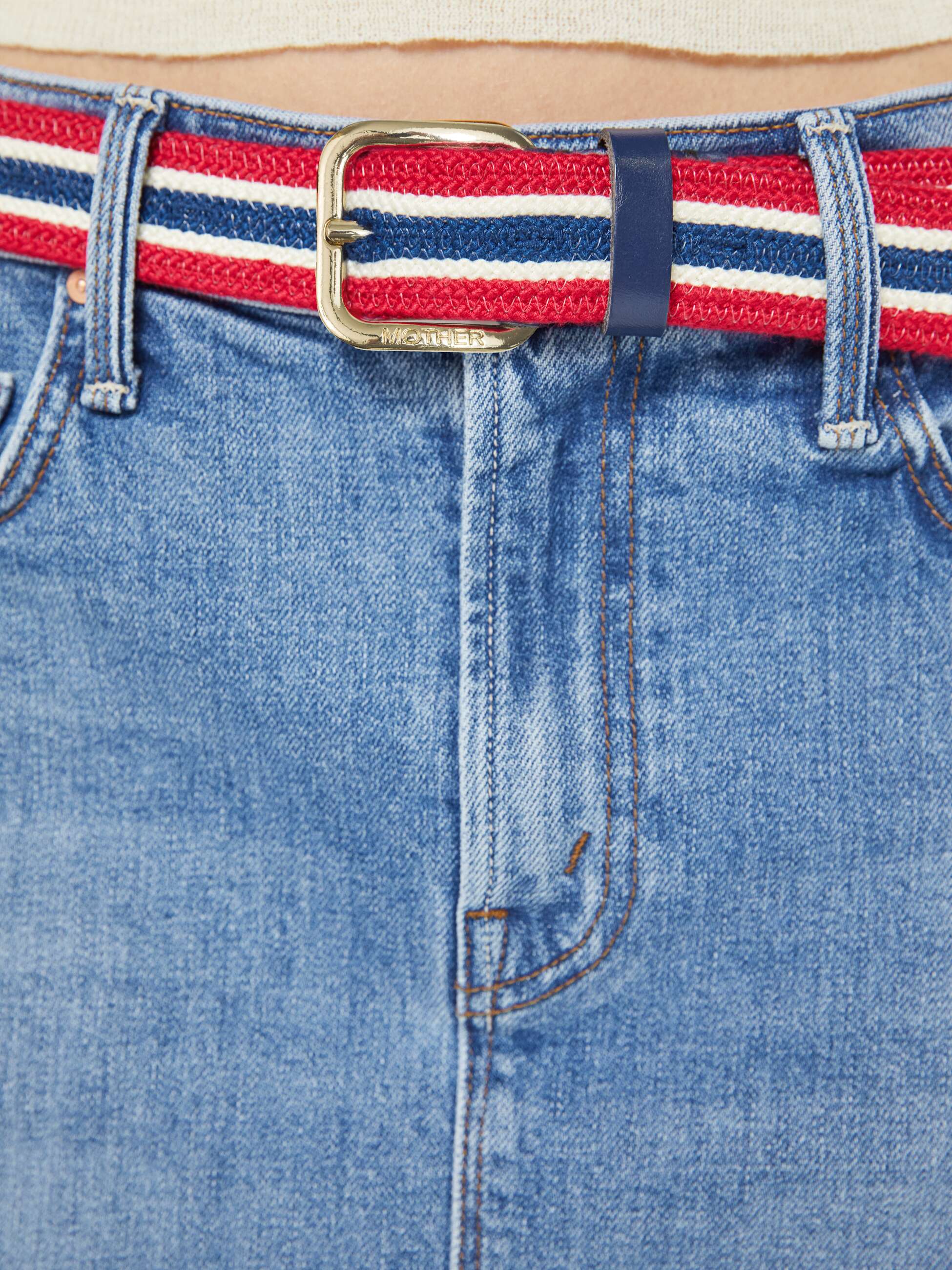 Women The Good Game | Mother Denim Navy