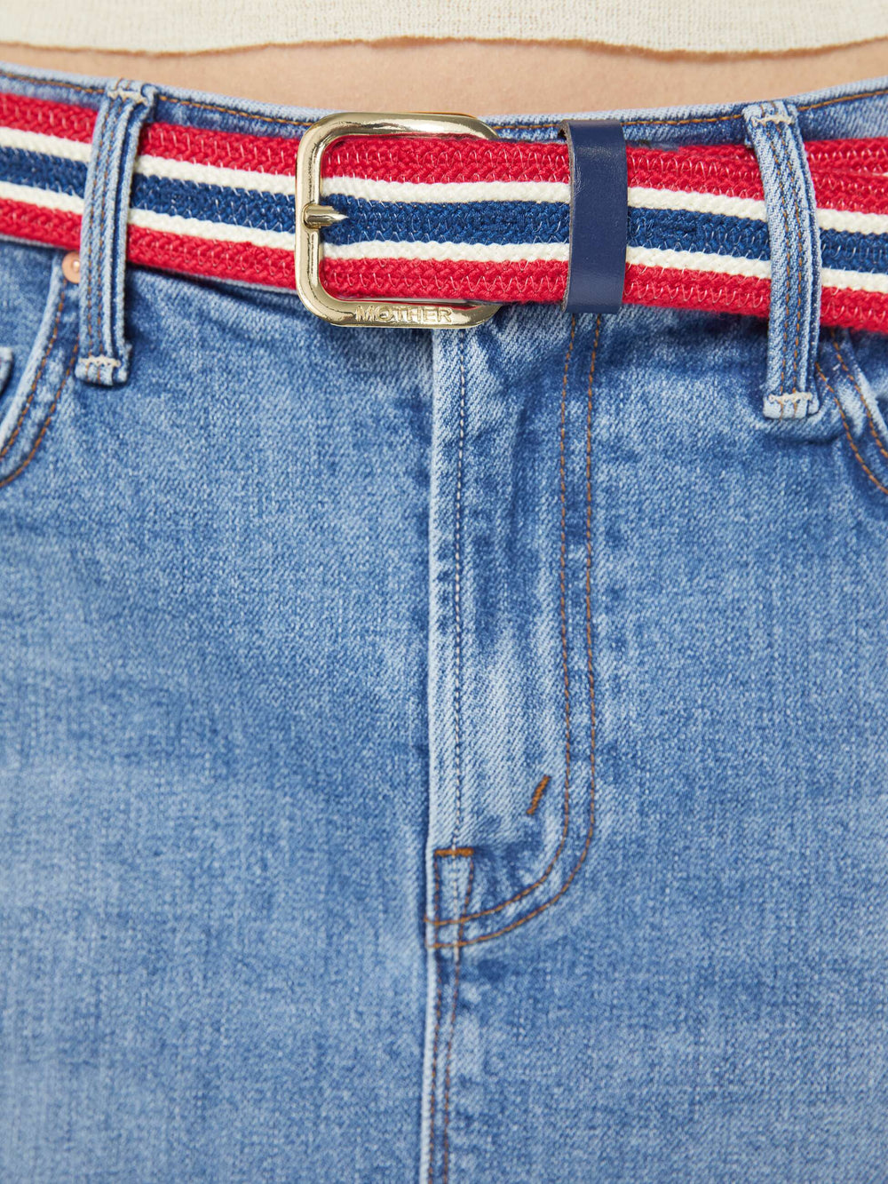 Women The Good Game | Mother Denim Navy