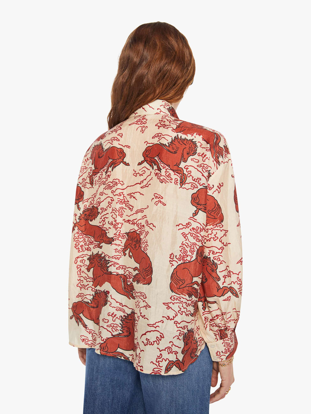 Brands Alix Of Bohemia Emery Shirt | Mother Denim ROUGE PEGASUS
