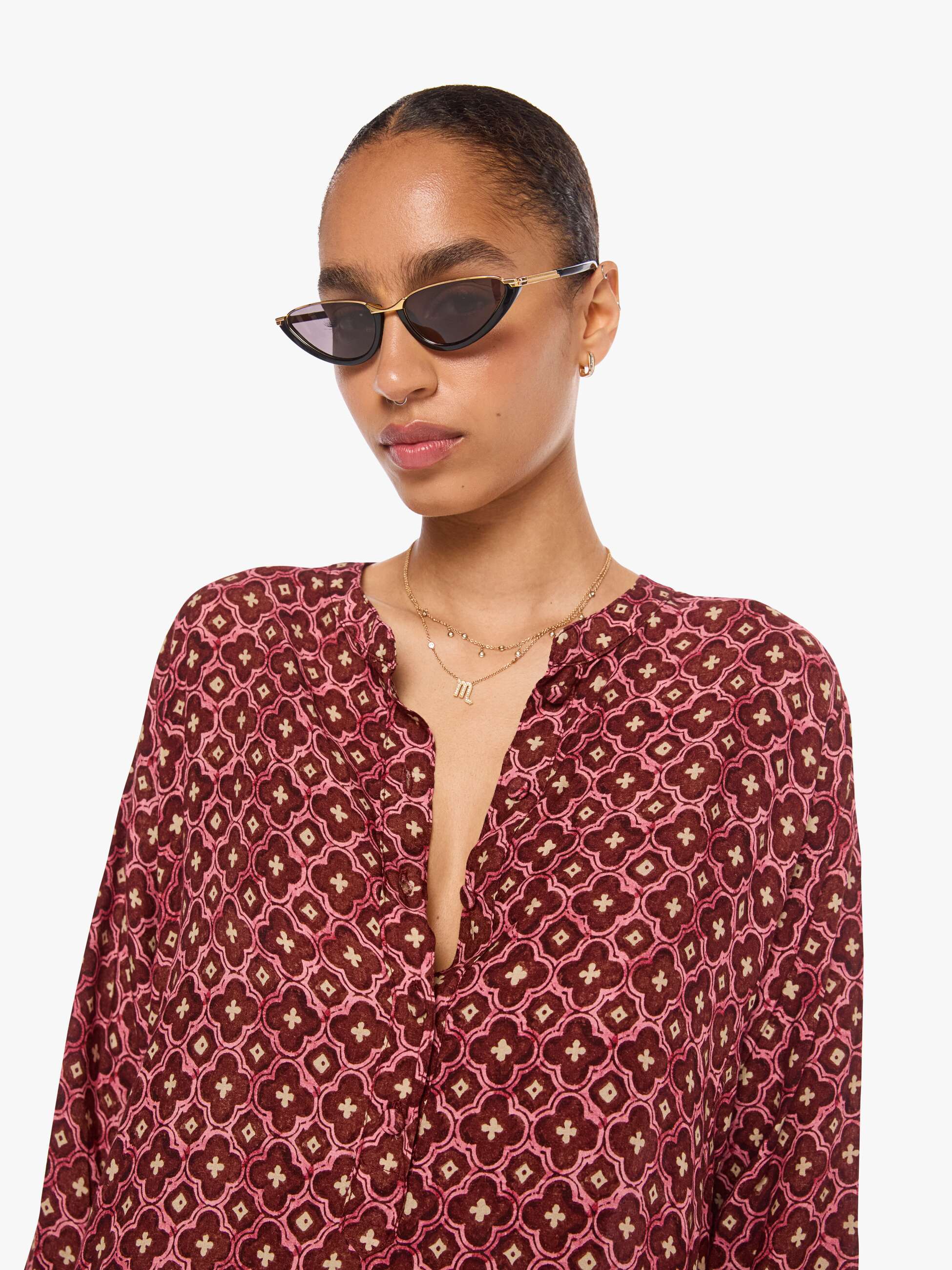 Brands Natalie Martin Isobel Dress | Mother Denim MOSAIC SPICE